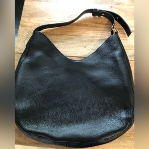 Never Worn! Banana Republic black leather hobo bag